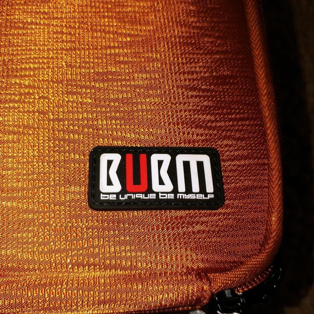 Bubm Rust Color Electronics Storage Case Euc - image 2